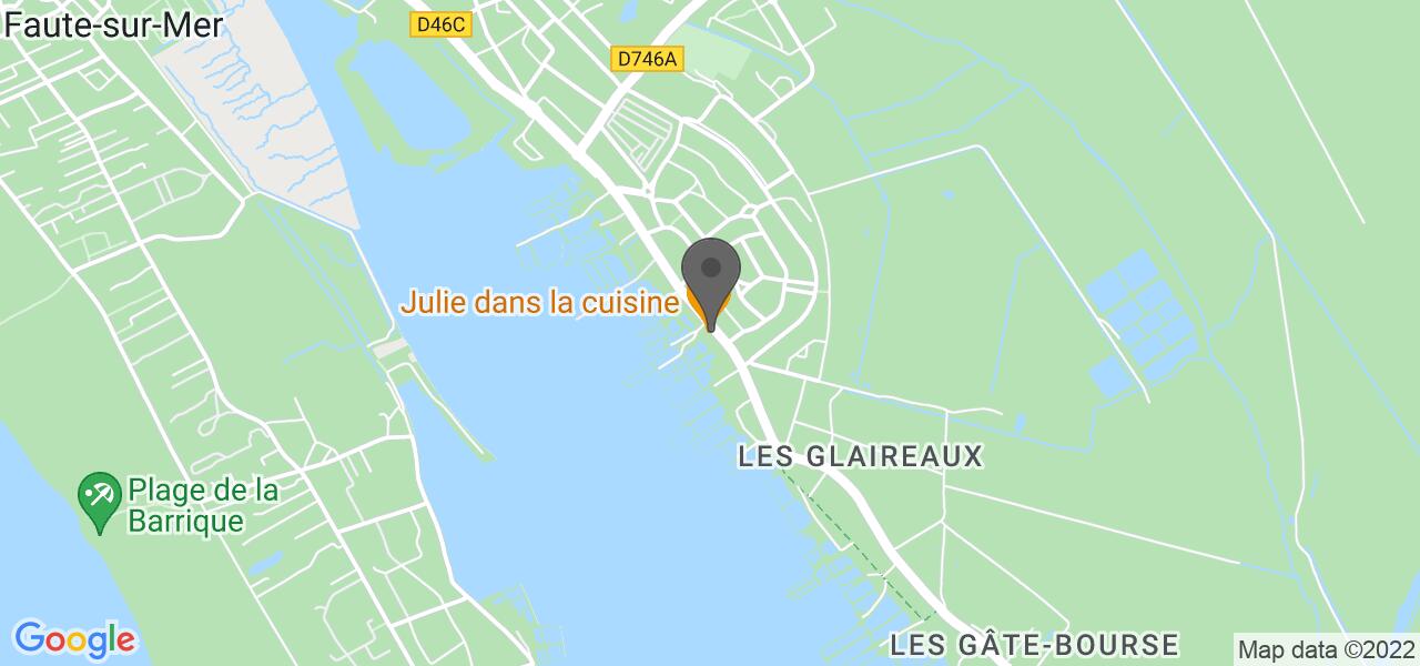 Plan d'accès — Julie dans la cuisine