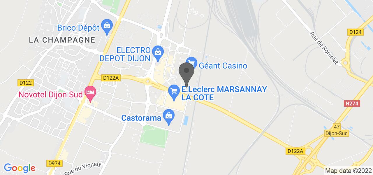 Plan d'accès — Léon de Bruxelles - Chenôve