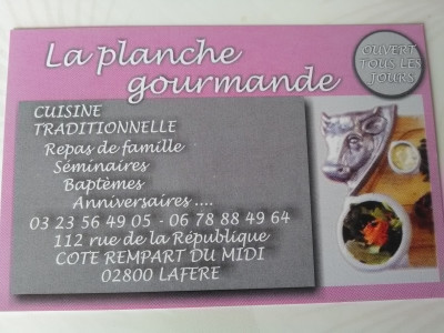 La planche gourmande