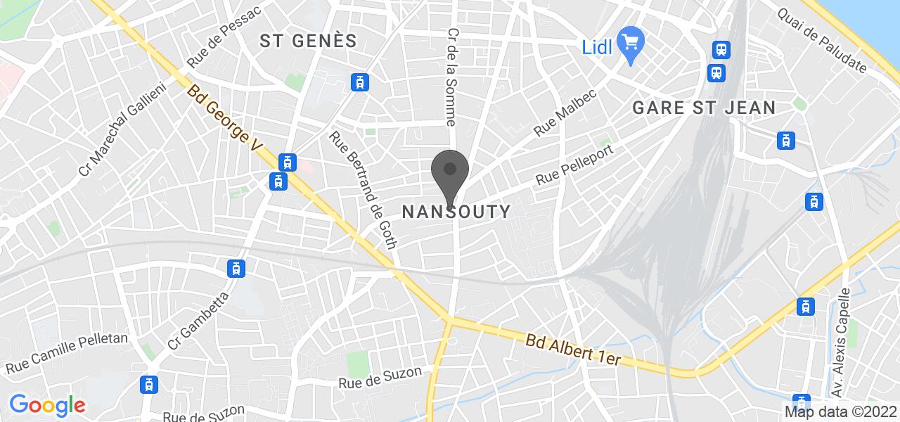 Mappa di accesso — Bordeaux Parme