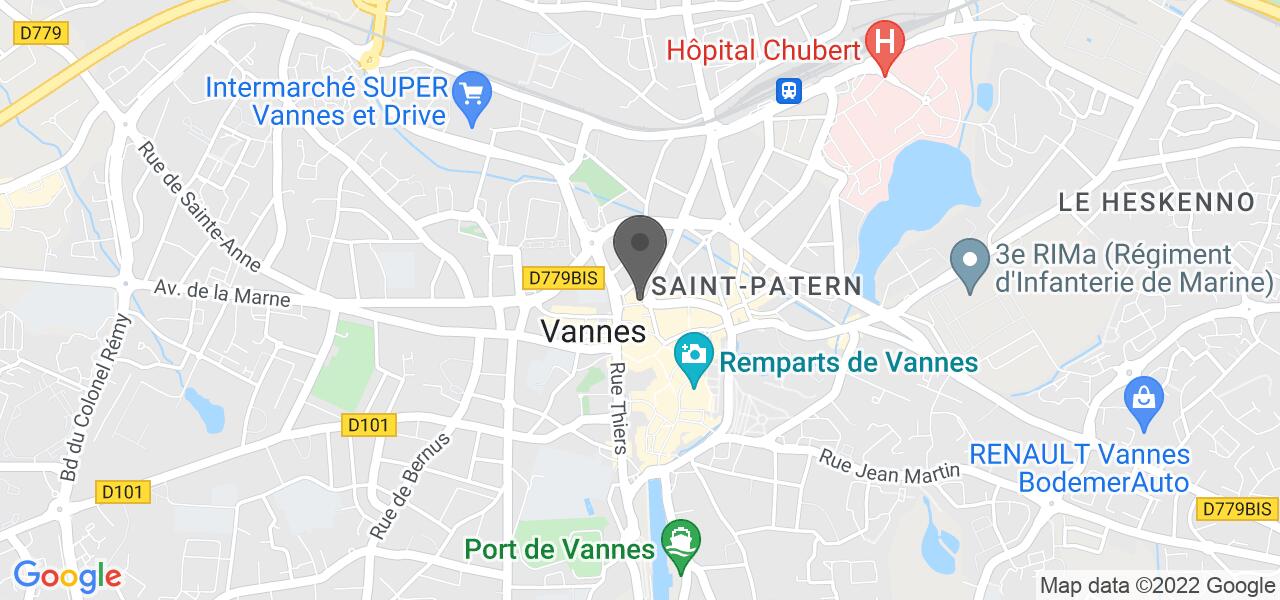 Plan d'accès — Basilic & Co Vannes