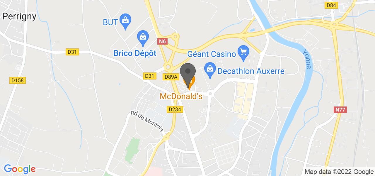 Plan d'accès — McDonald's
