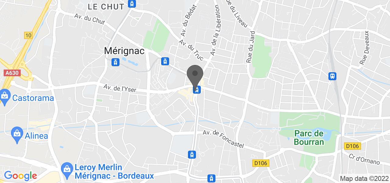 Plan d'accès — Sushi Shop Merignac