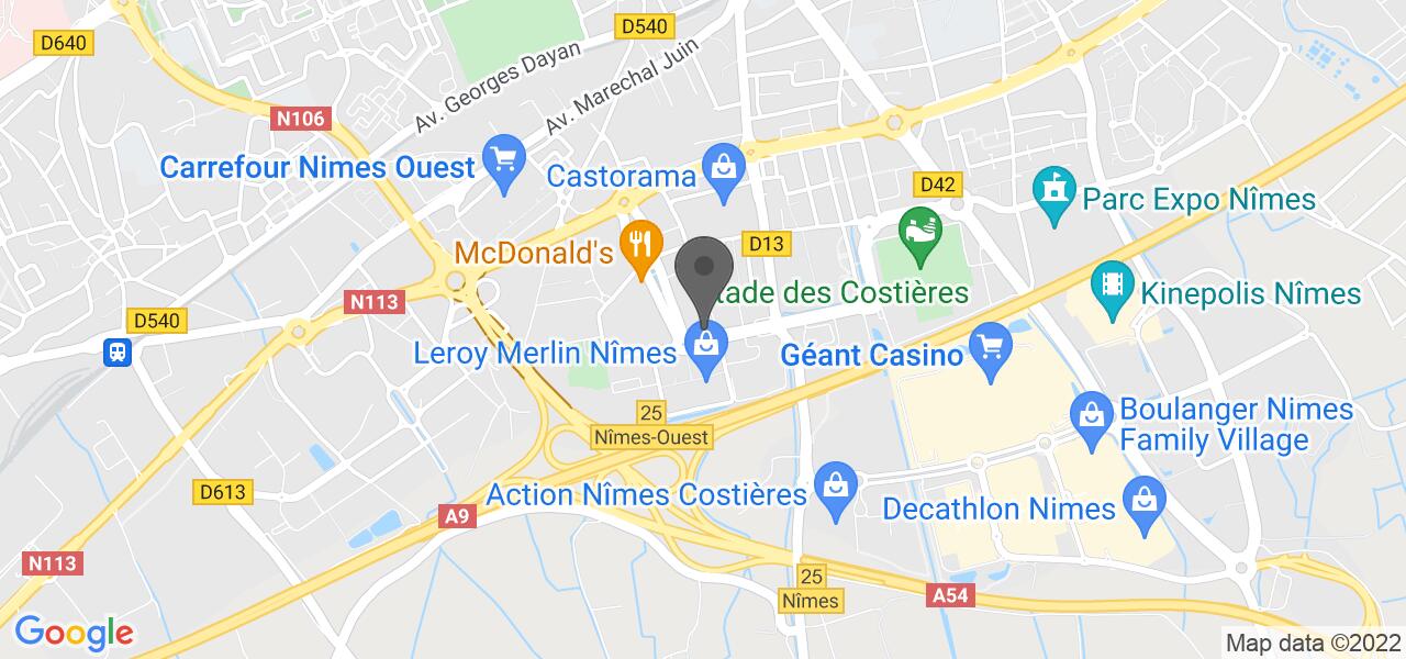 Plan d'accès — Le Marcellino