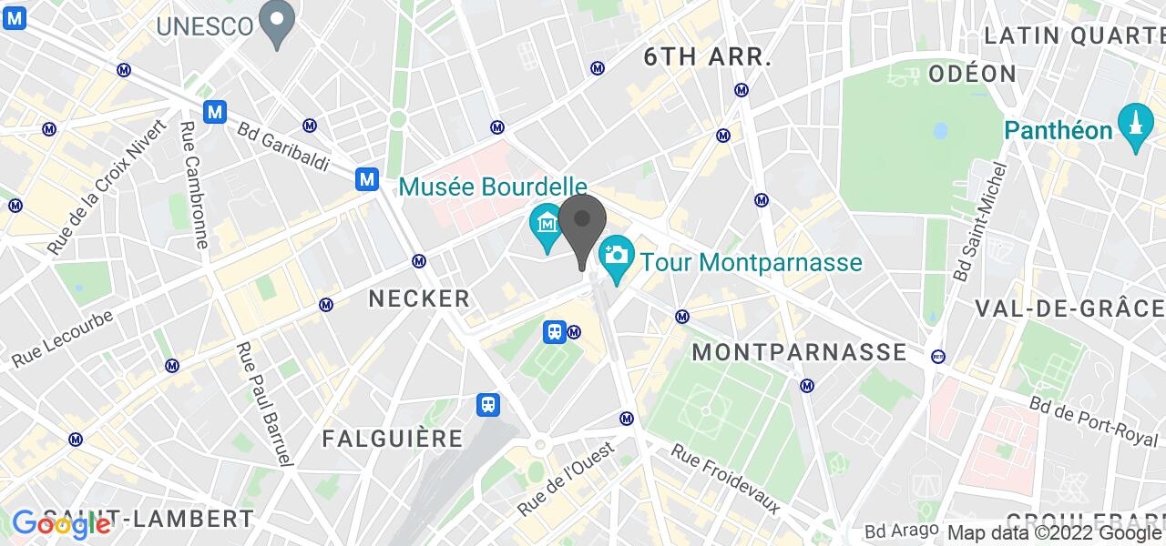 Plan d'accès — 231 East Street Montparnasse