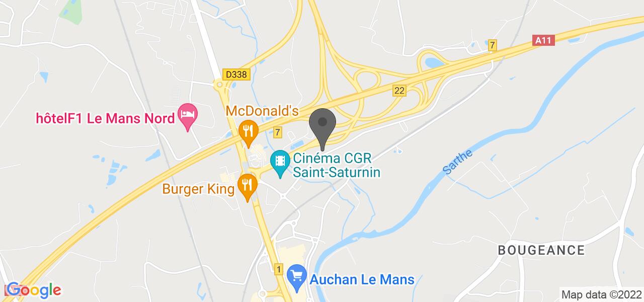 Plan d'accès — Léon de Bruxelles - St Saturnin