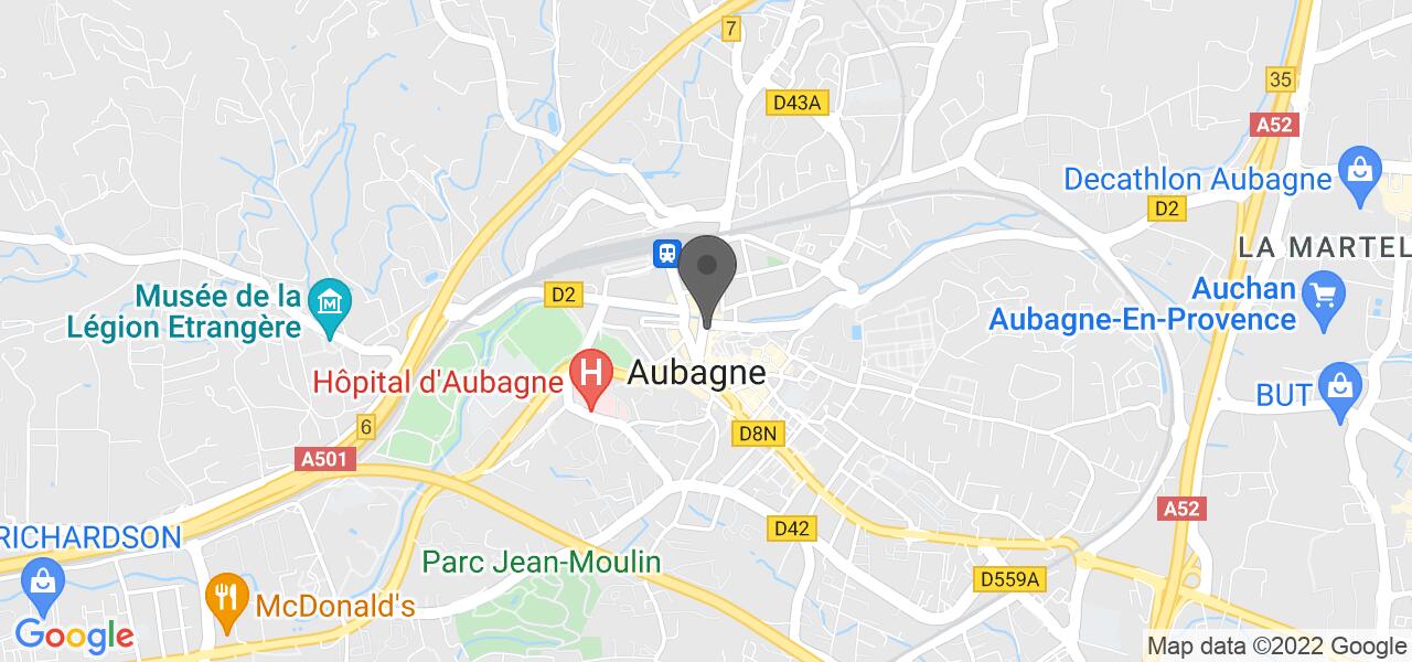 Plan d'accès — Nikki Sushi Aubagne