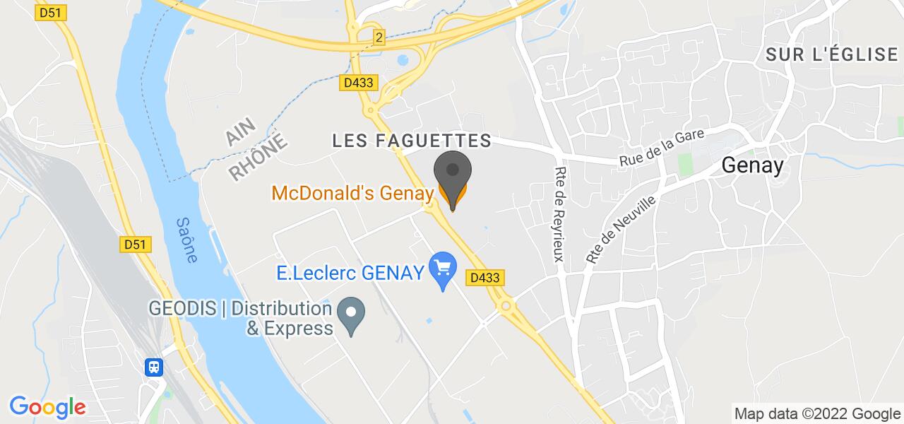 Plan d'accès — McDonald's