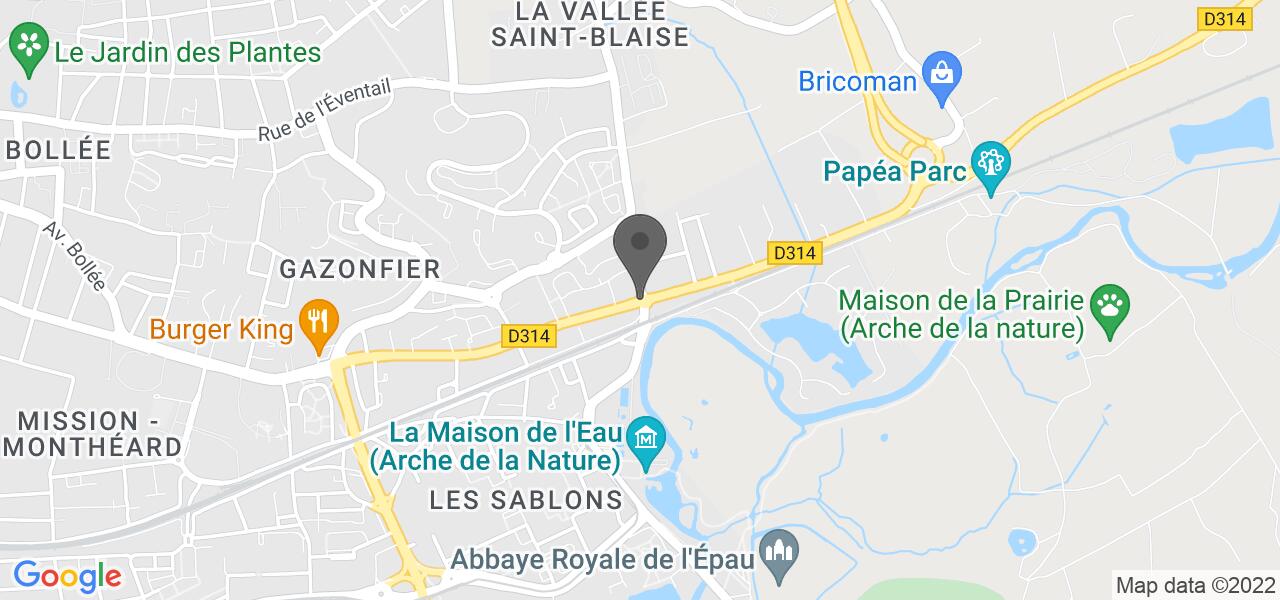 Plan d'accès — Auberge de Bagatelle