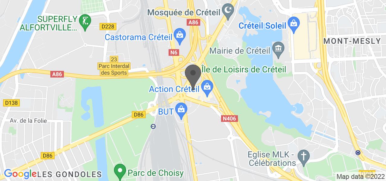 Plan d'accès — Buffalo Grill Creteil