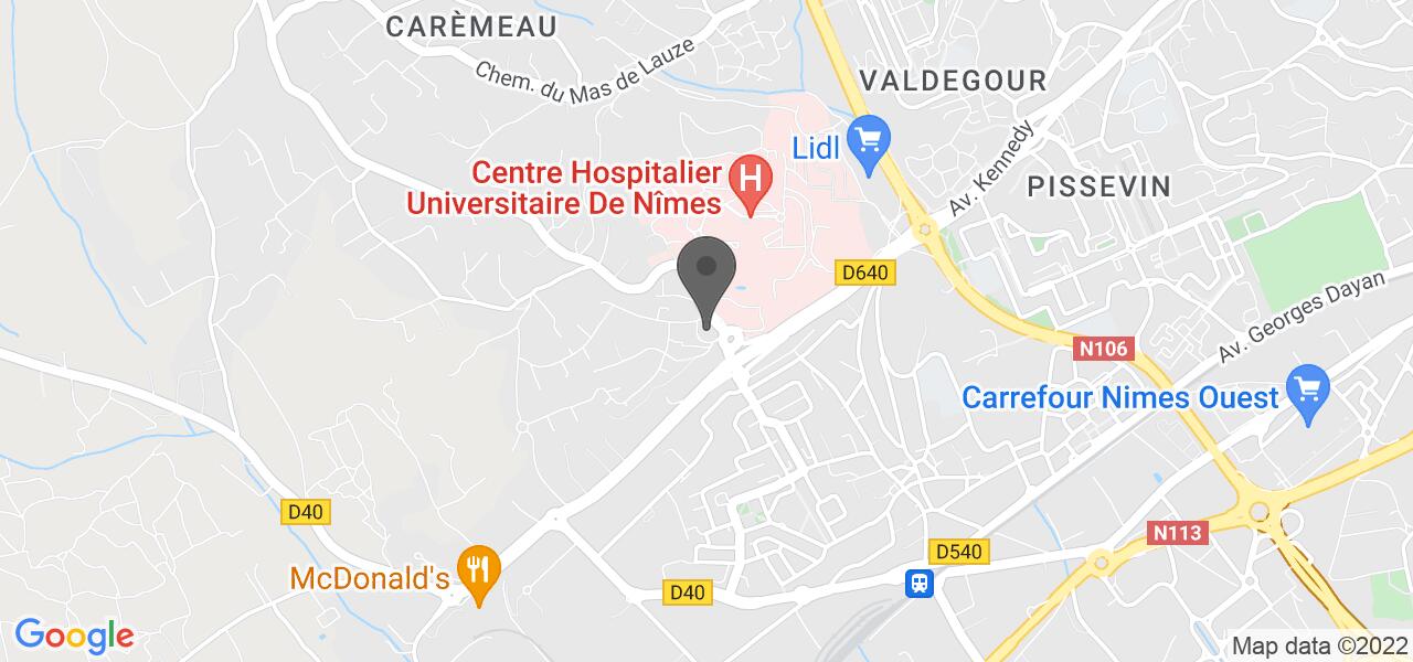 Plan d'accès — Le Vatel