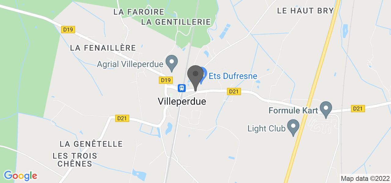 Mapa de acesso — Le Tourne Bride