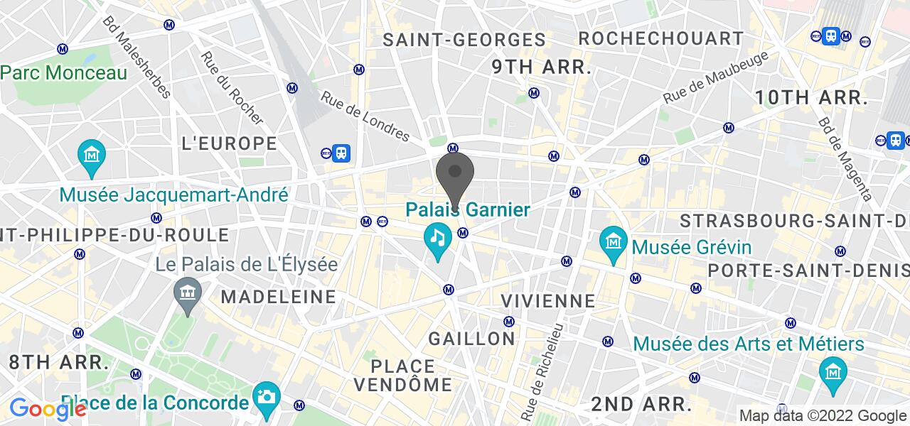 Plan d'accès — Galeries Lafayette Haussmann