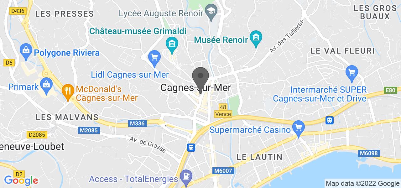Plan d'accès — Chez David