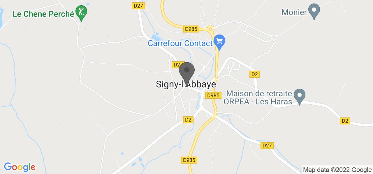 Plan d'accès — Logis Auberge de l'Abbaye