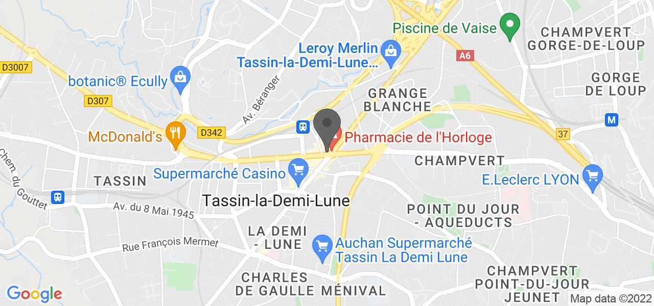 Plan d'accès — Brasserie la Rotonde