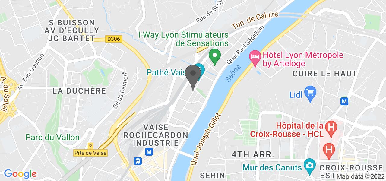 Plan d'accès — Épicerie Comptoir - Lyon Vaise