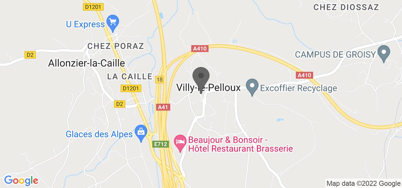 アクセスマップ — Auberge du Pelloux