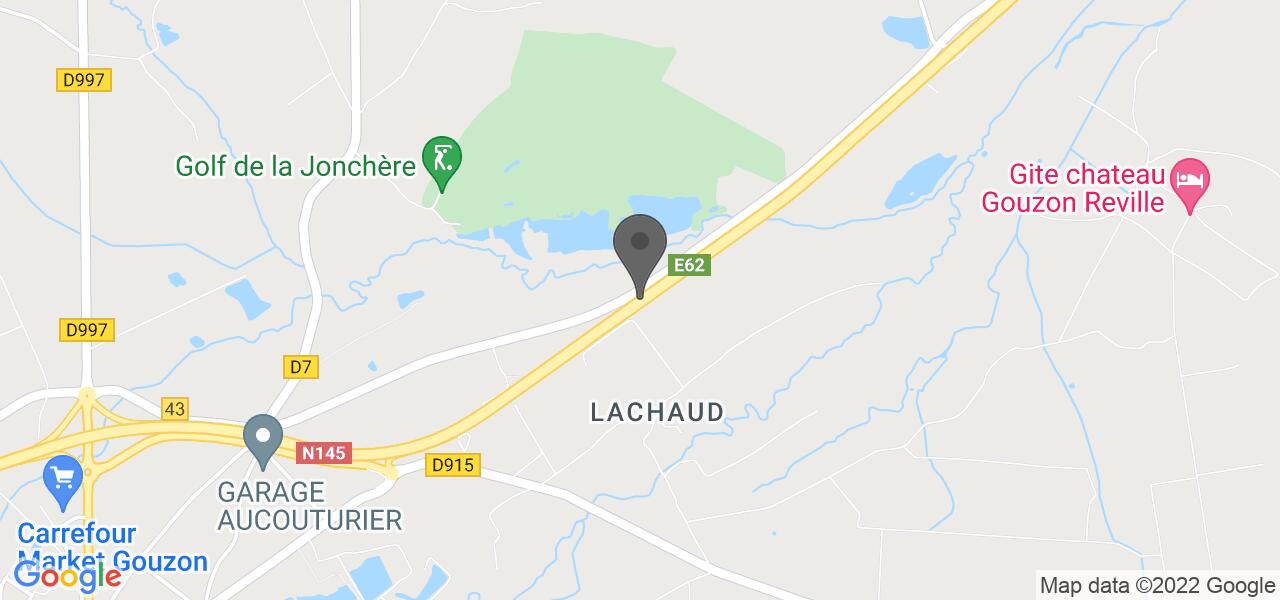 Plan d'accès — Aire de Guéret - LEO Resto & LEO Bistro