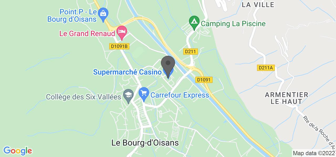 Plan d'accès — Le Belledonne