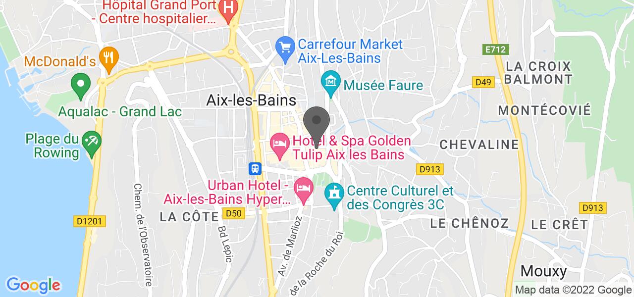 Plan d'accès — Café des Bains