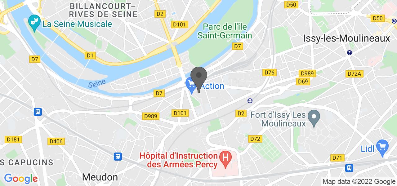 Plan d'accès — Tramway d'Issy