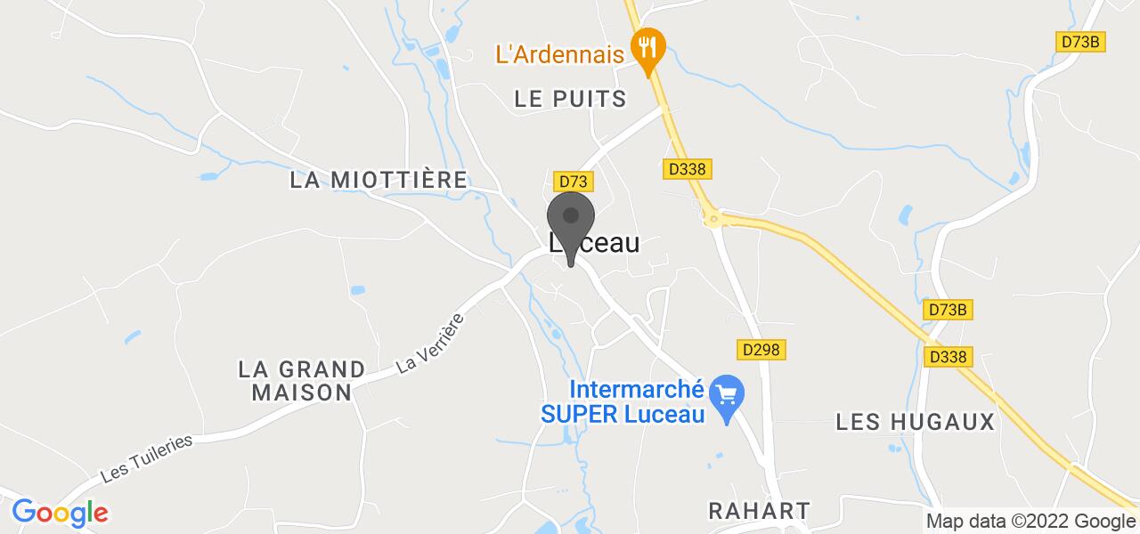 Plan d'accès — Auberge le Fournil