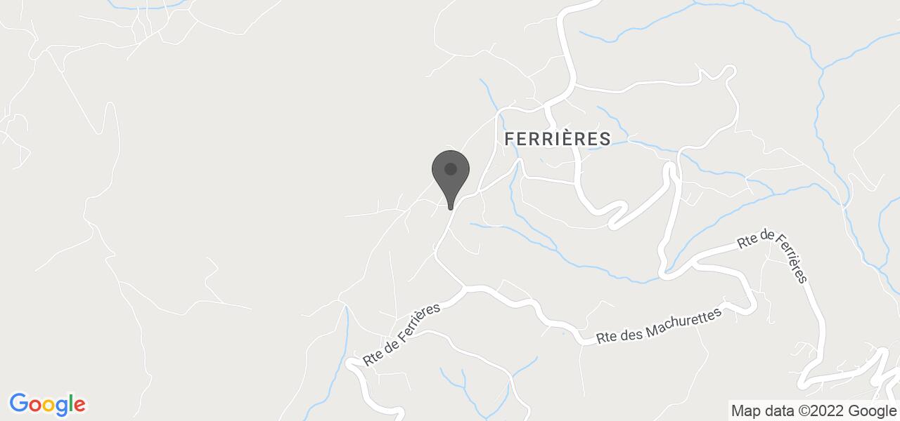 Plan d'accès — La ferme de Ferrières