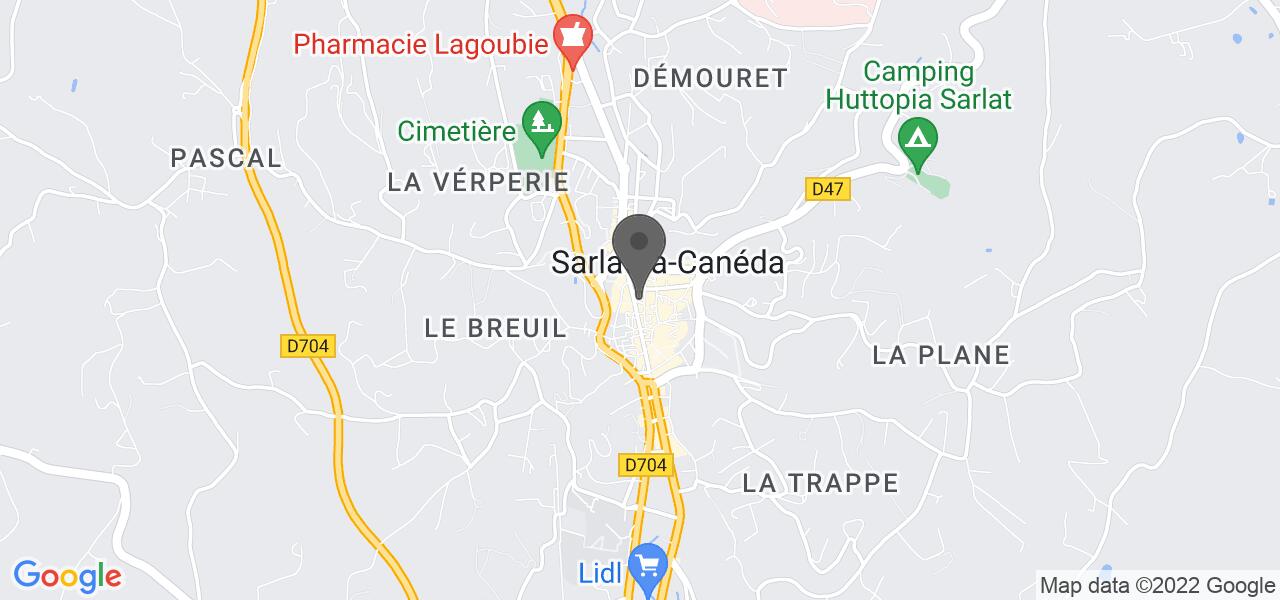 Plan d'accès — Brasserie Hôtel Dieu