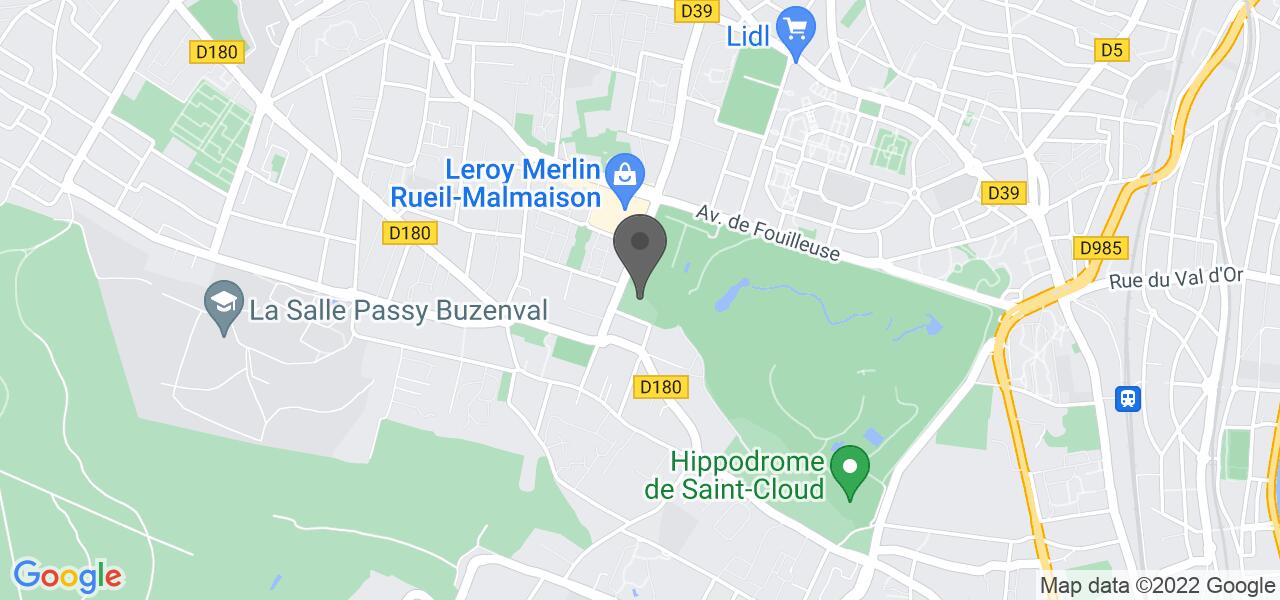 Plan d'accès — Les Hampton's