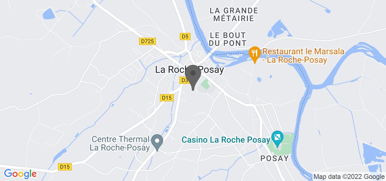 Plan d'accès — Hôtel-Restaurant Au Clos Paillé