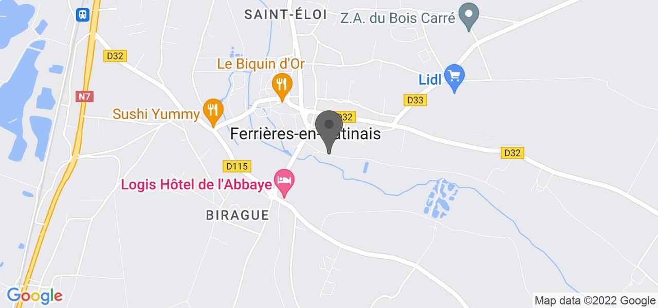 Plan d'accès — LE CHEVAL BLANC