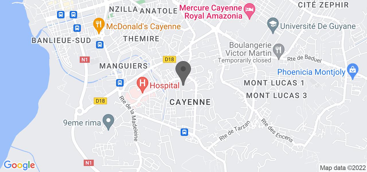 Mapa de acceso — Maison Péruvienne
