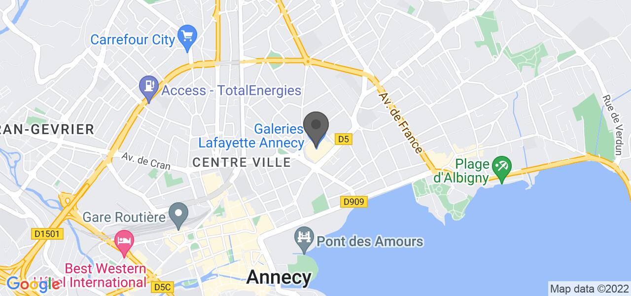 Plan d'accès — Canailles Nouvelles Galeries