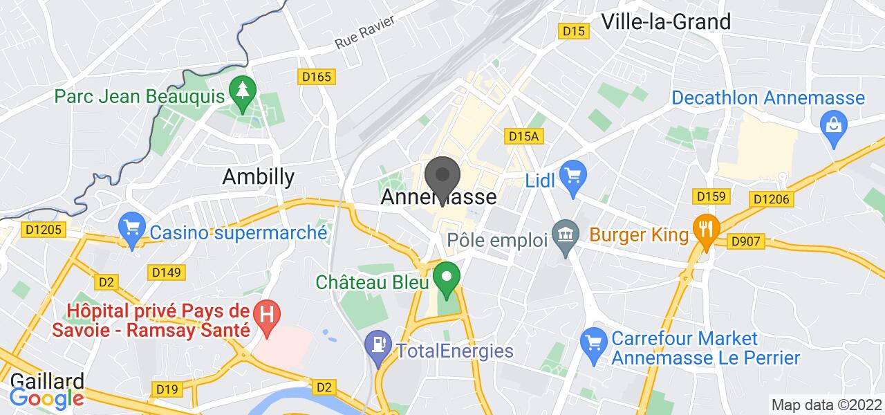 Plan d'accès — L'Atlas ANNEMASSE