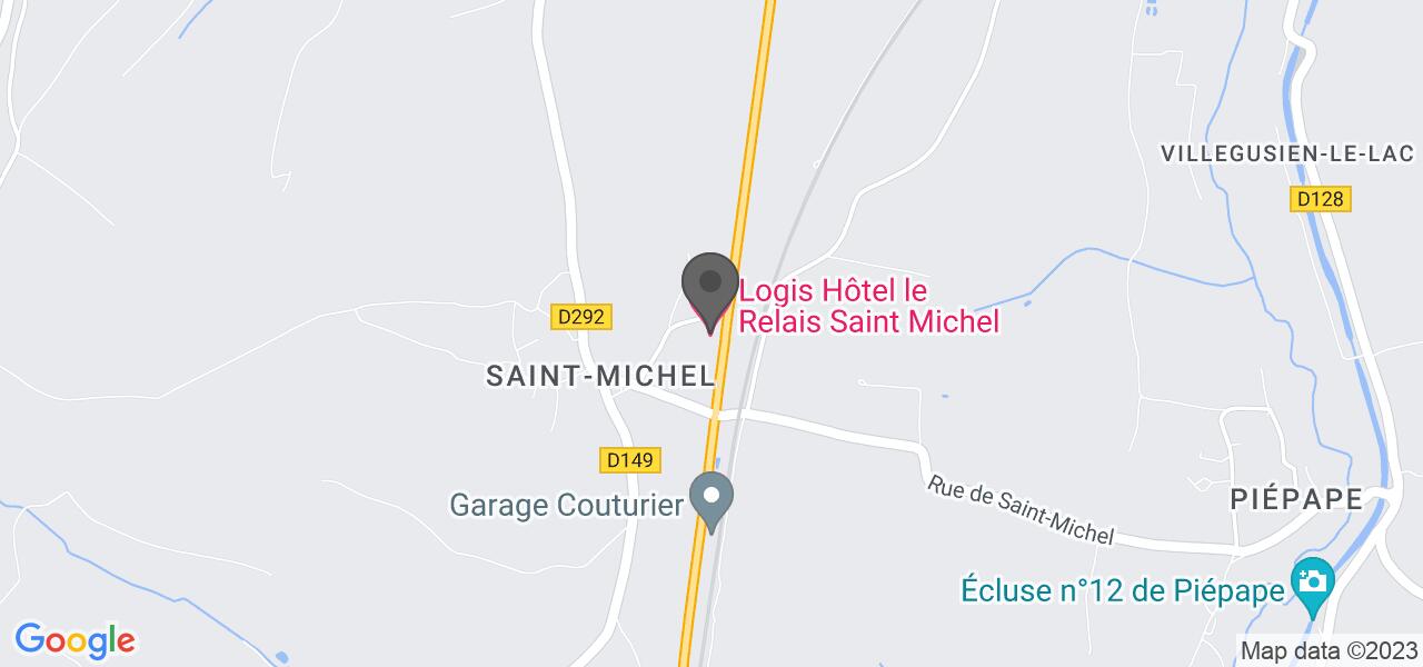 Plan d'accès — Relais Saint Michel
