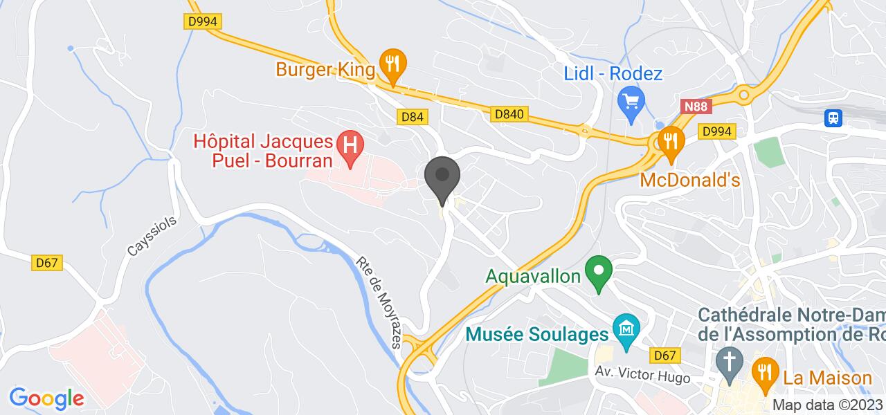 Plan d'accès — LES JARDINS DE L'ACROPOLIS