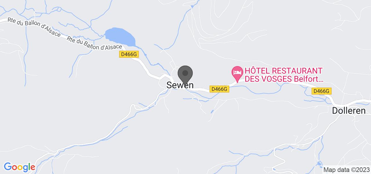 Plan d'accès — RESTAURANT DES VOSGES