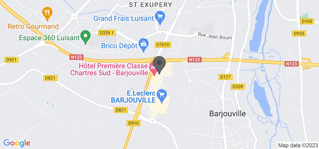 Plan d'accès — L'ORÉE DE CHARTRES