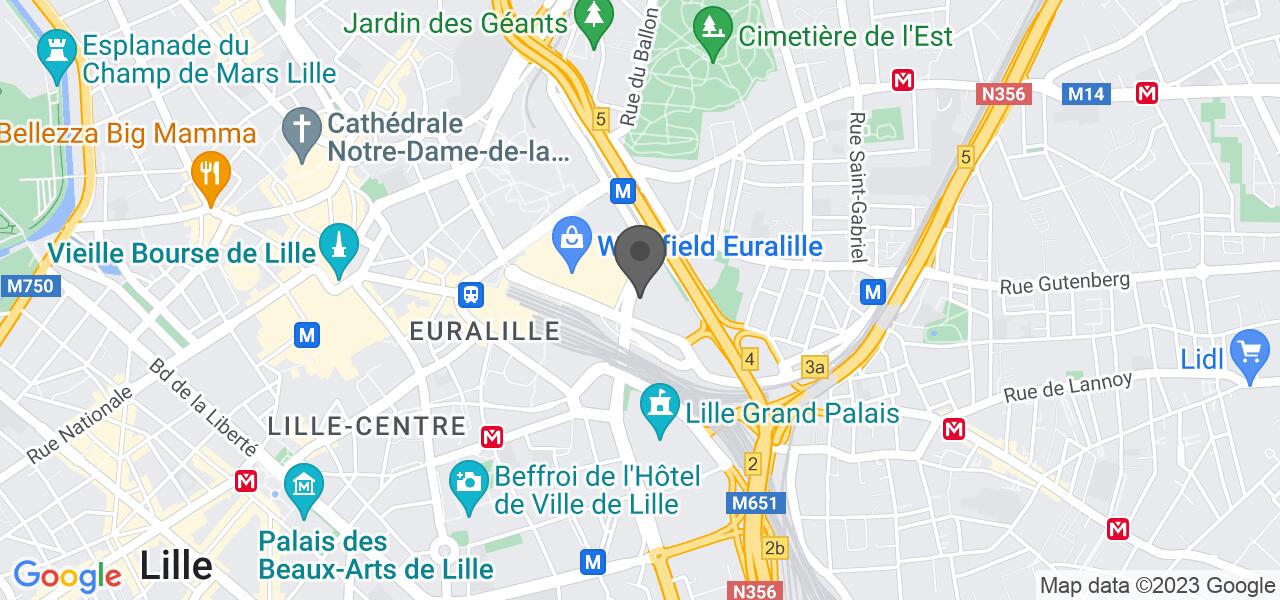 Plan d'accès — LES HAUTS DE LILLE