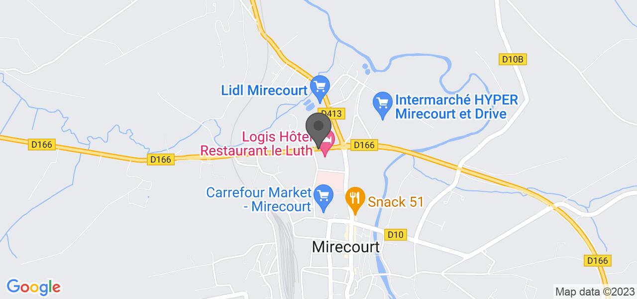 Plan d'accès — CONCERTOTEL LE LUTH