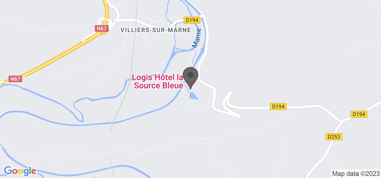 Plan d'accès — LA SOURCE BLEUE