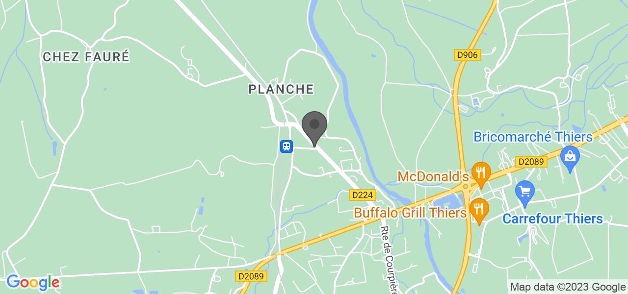 Plan d'accès — LA TABLE D'ELIANE