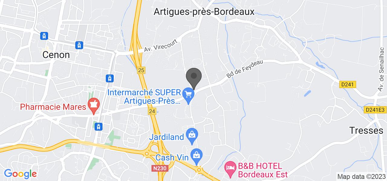 Mapa de acceso — LA VILLA GOURMANDE