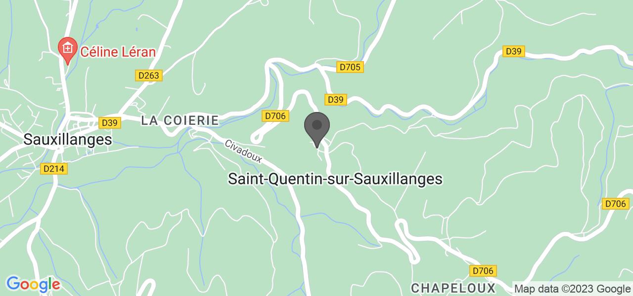 Plan d'accès — AUBERGE DE MARGOT
