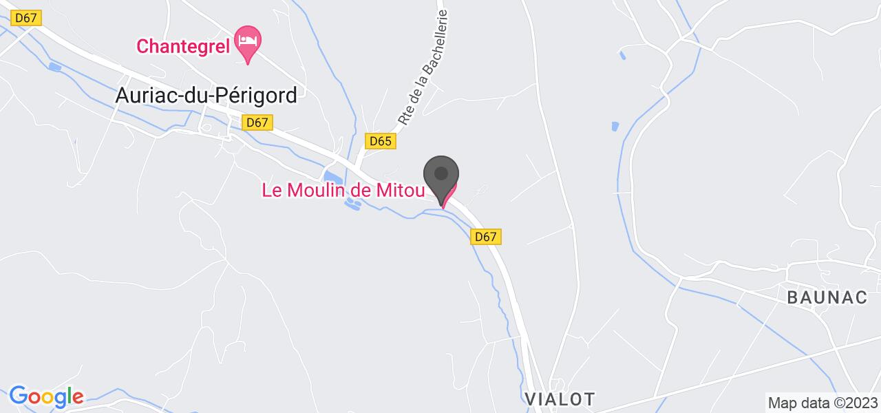 アクセスマップ — LE MOULIN DE MITOU