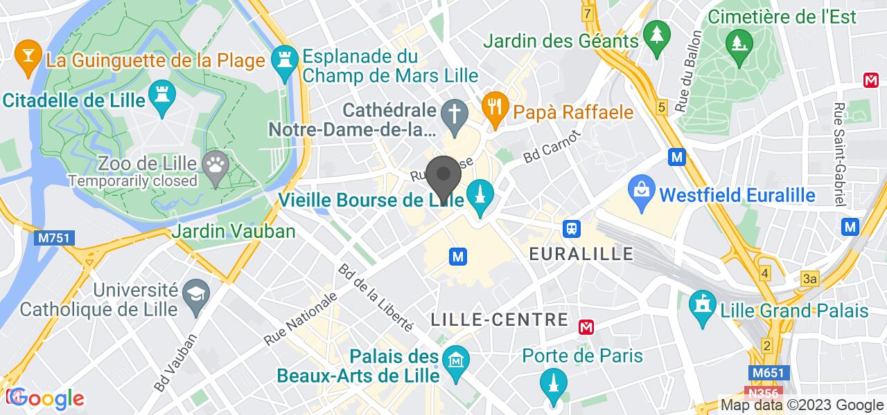 Plan d'accès — LE BARBUE D'ANVERS