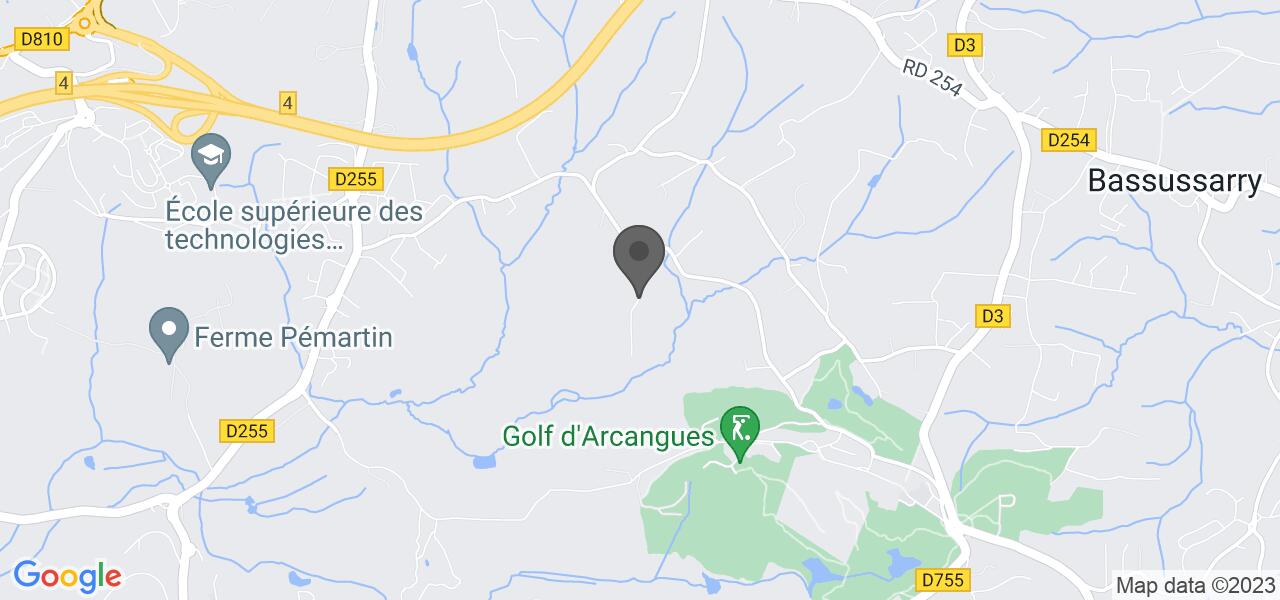 Plan d'accès — L'ATELIER A GAZTELUR