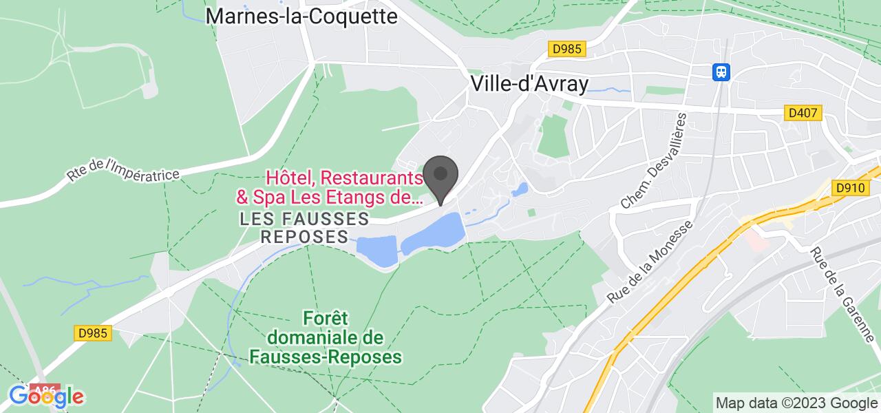 Plan d'accès — LES ETANGS DE COROT