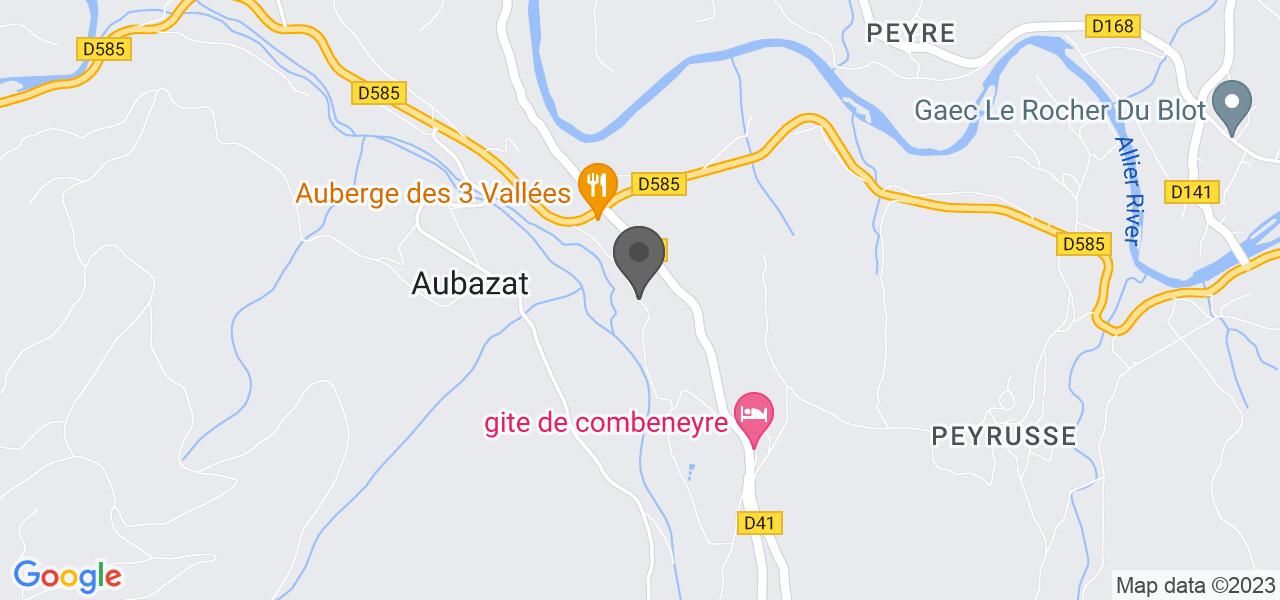 アクセスマップ — AUBERGE DES 3 VALLEES